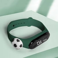 Reloj Inteligente para Estudiantes en Oferta, Pantalla LED Multicolor, Reloj Electrónico para Niños y Niñas, Bonito Reloj Deportivo con Dibujos Animados de Fútbol