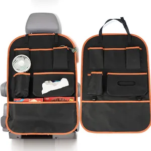 QSP151 Premium Auto Achterbank Opslag Tote Organizer Met Touch Screen Tablet Houder Gewatteerde Auto Backseat Organizer Voor Kids