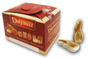 Dulymaz - Pastel de Chocolate Sólido con Almendras y Mermelada de Cidra, Sabor a Chocolate, Tradicional Español, en Forma de Jamón, 300g - Product Image 4