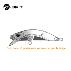 เหยื่อตก<span class=keywords><strong>ปลา</strong></span>พลาสติกแบบแข็งพร้อมตะขอ3ชิ้นเหยื่อตก<span class=keywords><strong>ปลา</strong></span>ขนาด5ซม./3.5ก. - Product Image 2