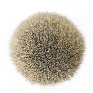 Doğal 22mm 24mm 26mm saf silvertip porsuk saç tıraş fırçası ucu