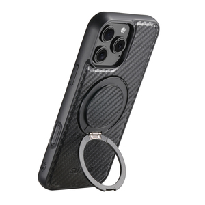<span class=keywords><strong>IPhone</strong></span> 16 15 14 13 <span class=keywords><strong>12</strong></span> 용 핸드 자석 회전 링 홀더가있는 탄소 섬유 전화 커버 TPU 트렌드 휴대 전화 케이스 - Product Image 5