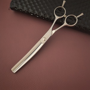 Ciseaux à effiler incurvés Z3 de 6,5 pouces pour toilettage des animaux, ciseaux en acier inoxydable 440C, outils professionnels de coupe de cheveux - Product Image 5