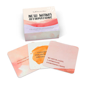 2025 cadeaux post-partum personnalisés cartes de renforcement de la confiance mots édifiants cartes d'affirmation <span class=keywords><strong>positive</strong></span> pour les nouveaux parents - Product Image 2