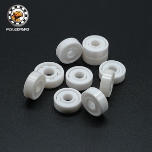 Roulements à billes en céramique Flyleopard Mr606 6x17x6mm en oxyde de zircone, conception ouverte, isolants et résistants à la corrosion - Product Image 1