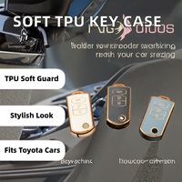 Étui de protection souple en TPU pour clé de voiture, accessoires de mode populaires pour Toyota Prius 30 Alpha Aqua Land Cruiser Auris 1969-1988 CN