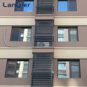 Système <span class=keywords><strong>de</strong></span> Cadre <span class=keywords><strong>de</strong></span> Lamelles en Alliage d'Aluminium Moderne pour Extérieur, Ventilation d'Air, <span class=keywords><strong>Protection</strong></span> Contre le Soleil pour <span class=keywords><strong>Mur</strong></span> Extérieur <span class=keywords><strong>de</strong></span> Bâtiment - Product Image 1