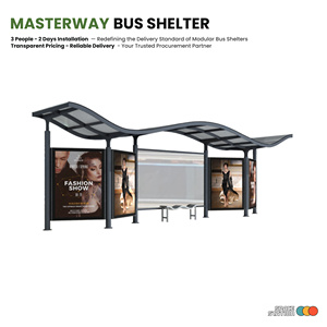 Garde-Bus publicitaire pour autobus urbains, pièces, cubes urbains, abri <span class=keywords><strong>de</strong></span> Bus, avec projecteur - Product Image 2