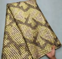 Metallischer Afrikanischer Jacquard-Brokatstoff in Verschiedenen Farben für Damenkleider zum Großhandelspreis