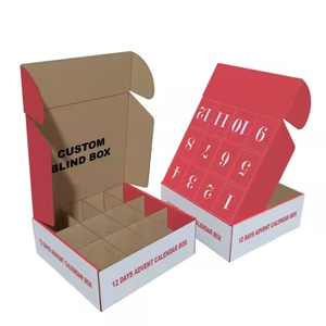 Vente en gros de boîte mystère en carton pour la <span class=keywords><strong>bière</strong></span> et le vin avec logo personnalisé jouet <span class=keywords><strong>calendrier</strong></span> de l'<span class=keywords><strong>avent</strong></span> pour vernis à ongles huile soin de la peau sérum gaufrage - Product Image 3