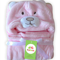 Ensemble de couvertures pour bébé en flanelle de coton 100*70 CM, couvertures polaires pour emmailloter, peignoirs personnalisés pour nouveau-nés, serviettes de bain, gigoteuses