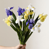 Pupupig – Iris artificiel en PU de haute qualité, toucher réaliste, pour mariage, Noël et décoration intérieure – Vente en gros