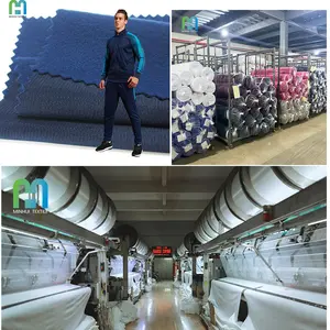 Recién llegado de fábrica 2024 180gsm tejido cepillado tricot tejido cepillado tejido de chándal deportivo para mujer para chándal personalizado para hombre