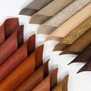 OEM RWS Certificated Colorido 1mm 2mm 3mm Saco Artesanato Use 100% Lã Sentiu Tecido para Venda - Product Image 1