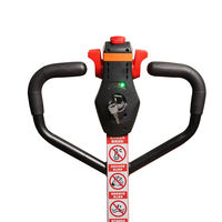 Chariot élévateur électrique 1,5 tonne 2 tonnes Chariot élévateur à palettes électrique avec batterie au lithium rechargeable, fonctions de marche automatique et de levage pour le chargement