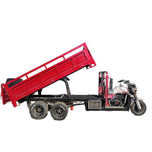 Tricycle à moteur à essence de 300 cm3, camion à benne basculante, utilisation pour <span class=keywords><strong>adultes</strong></span>, neuf roues, tricycle motorisé à essence - Product Image 4