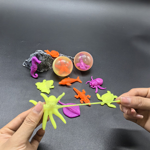 Juguetes Promocionales de Goma TPR Suave Realistas, Juguetes Antiestrés Divertidos y Elásticos con Forma de Animales Marinos, para Niños de 5 a 7 Años, 1 Pulgada, 28 mm - Product Image 4