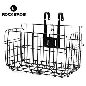 ROCKBROS Wholesale <strong>Front</strong> <strong>Bike</strong> Foldable <strong>Basket</strong> Heavy Wire Other Bicycle Parts <strong>Basket</strong> <strong>for</strong> <strong>Bike</strong> Bicycle <strong>Basket</strong> - Product Image 1