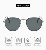 Nouvelles lunettes de soleil de marque de créateur unisexes, style classique, verres en verre UV400, tendance, décontractées, de luxe, pour le sport et la conduite