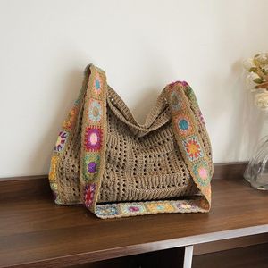 <span class=keywords><strong>Bolso</strong></span> de Playa de Verano Tejido a <span class=keywords><strong>Crochet</strong></span>, al por Mayor y al Detal, Estético, Ligero, Duradero, para Fiestas, Compras, Citas, Estilo <span class=keywords><strong>Hippie</strong></span> - Product Image 3