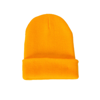 Gorro de Invierno de Punto Negro Personalizable al por Mayor de Alta Calidad para Niños, Bebés, Material con Estampado de Lazos, Patrón Otoñal
