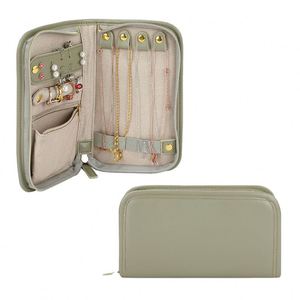 Bolsa de Almacenamiento de Joyas de Viaje Personalizada de Fábrica BSCI para Collares, Pendientes, Anillos, Pulseras, Estuche Organizador de Joyas - Product Image 1