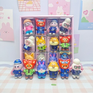 24 Piezas Muñeco Colgante Antiestrés de Animales Felices de la Ciudad, Juguete Infantil Unisex, Venta al por Mayor Transfronteriza - Product Image 1