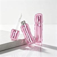 Tube de gloss à lèvres Water Wave avec double compartiment intérieur et extérieur, emballage cosmétique vide pour baume à lèvres et huile à lèvres