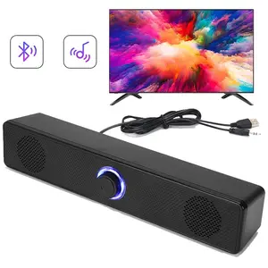 Professional Portable USB ed Light Party Bluetooths Speaker Audio Box Wired Gaming Theater System Game Speaker for Computer