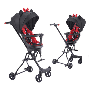 <span class=keywords><strong>Poussette</strong></span> multifonction 3 <span class=keywords><strong>en</strong></span> 1 pliable, de luxe, avec canopée, pour bébé, confortable, <span class=keywords><strong>poussette</strong></span> bidirectionnelle et légère - Product Image 4