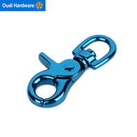 Vente en gros de crochets métalliques de haute qualité, boucles en alliage de zinc, clips pivotants, mousquetons, accessoires pour sacs