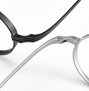 Vintage Optical Eyewear Frames Ultralight Titanium <strong>Spectacle</strong> Eyeglasses with <strong>Cartoon</strong> Pattern Men's and Women's Style - Product Image 2