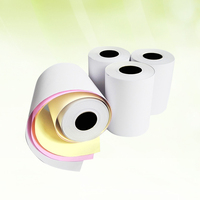 Rollo de papel de copia Ncr, Papel de recibo sin carbón, 3 piezas, oficina, precio de fábrica