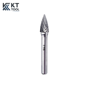 SG-3 Fresa Rotativa de Carburo de Tungsteno de Doble Corte en Forma de Árbol con Vástago de 1/4 de Pulgada para Amoladora y Taladro - Product Image 1