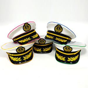 Casquette de marin LED pour fêtes et spectacles, chapeau lumineux de scène, casquette de capitaine brodée, éclairage LED, 100% coton - Product Image 5