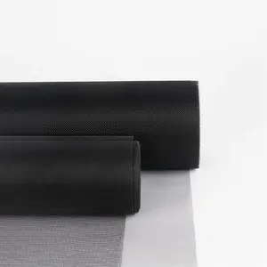 Supplier factory attractive new screening tightly-woven screening mesh18*16 soft charcoal magnet Fiberglass insect screen