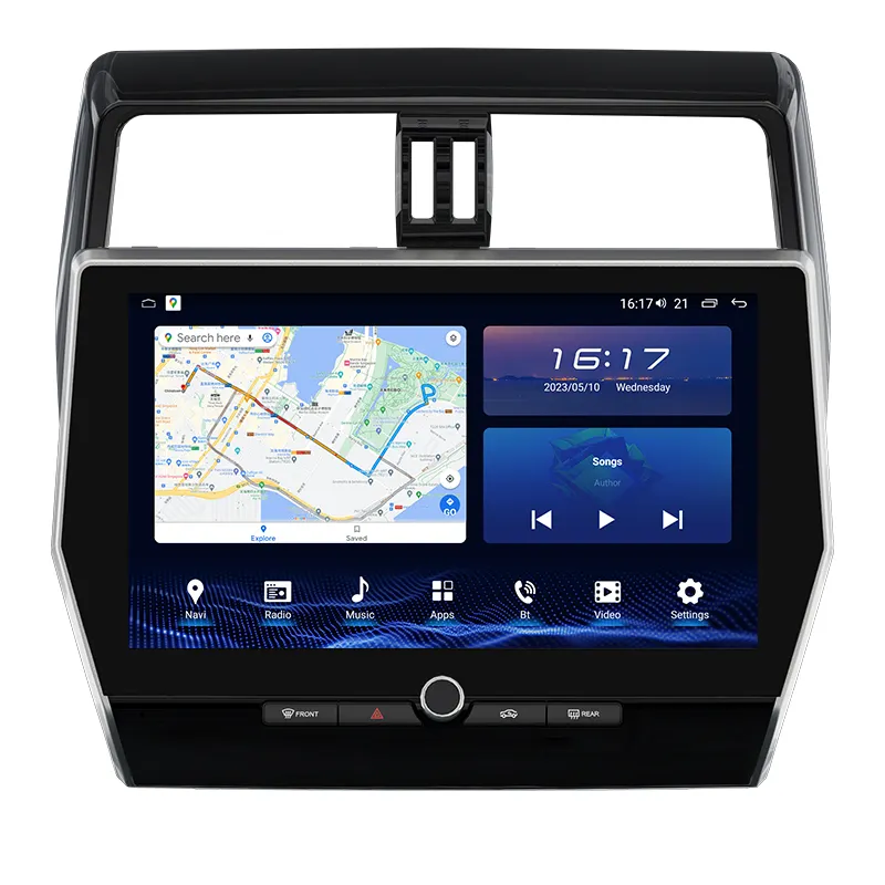 11.8 inch HD Car Stereo GPS navigation cho Toyota Prado 2010 2022 Android tự động Carplay Bluetooth âm nhạc Wifi gương liên kết