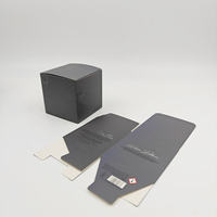 Boîtes rigides en carton personnalisées avec logo, revêtement UV, gaufrage, taille/couleur personnalisable 4C, recyclables/reutilisables pour bougies