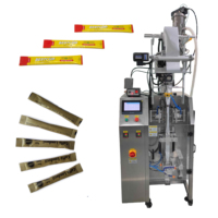 Machine d'emballage alimentaire électrique automatique pour sachets en plastique, idéale pour les petites entreprises, pour le remplissage de sauces, épices, miel et café.