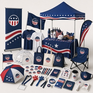 Set de Regalo Personalizado para Campañas Electorales: Carpa, Banner Enrollable, Bandera de Pluma, Camiseta, Gorra, Bolsa, Botella para Eventos y Artículos Promocionales - Product Image 5