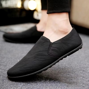 Chaussures de marche décontractées tendance printemps pour homme, mocassins basses de haute qualité à semelle épaisse avec fermeture éclair, antidérapantes - Product Image 2