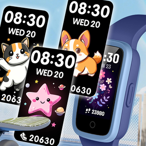 2025 baru 0.95 "gelang pintar ramah AMOLED untuk anak-anak produsen pelacak kebugaran Mini-Game 10 Mode olahraga 3ATM tahan air - Product Image 5