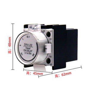 Contactor de Encendido/Apagado Delixi AC F4-11/22 30S con Relés de Retardo de Tiempo Auxiliar SK4-22 - Product Image 2