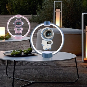 Bay lên từ Phi Hành Gia thiết kế <span class=keywords><strong>LED</strong></span> ánh sáng ban đêm Dodo Loa FM Radio với bên cạnh đèn bàn - Product Image 2