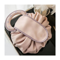 Cosmetic Bag Round Velvet Soft Makeup Bag Drawstring Rabbit Ear Travel Make  Up Organizer Female Toiletry Beauty Storage for Gift