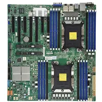 Carte mère de serveur Intel X11DPH-T E-ATX reconditionnée, 7 emplacements PCIe 3.0, double socket LGA3647, 16 DIMM, quatre 4 To DDR4-2933MT