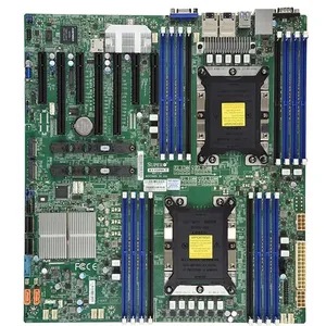 เมนบอร์ดเซิร์ฟเวอร์ Intel รุ่น X11DPH-T E-ATX C622 แบบรีเฟอร์บิช 7 ช่อง PCIe 3.0 ซ็อกเก็ตคู่ LGA3647 รองรับ DIMM 16 ช่อง รองรับ DDR4-2933MT สูงสุด 4TB จำนวน 4 ช่อง - Product Image 1