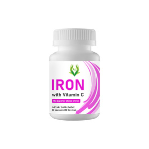 Cápsulas de Hierro Personalizadas con Vitamina C y Hierro que Mejoran la Defensa Inmunológica y Promueven el Aumento de Energía - Product Image 1