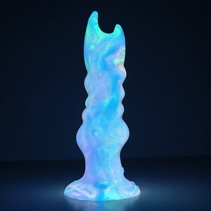 YOCY Dildo Luminoso de Lobo y Perro con Eyaculación, Juguete Sexual de Silicona con Forma de Animal para Hombres y Mujeres - Product Image 3