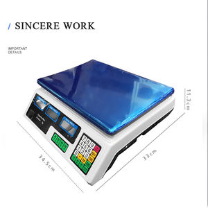 Bestseller Gutes Feedback 40kg Balanza Electronica Gewichts funktion AC & DC 18kg/16kg 1g/2g/5g/10g Yongzhou LED/LCD YZ-208C farm - Product Image 4